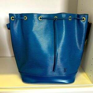 Louis Vuitton Epi Blue Noe